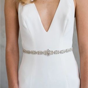 BRIDES & HAIRPINS NWT Eliana Crystal Sash